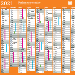 kostenlose Kalender 2021